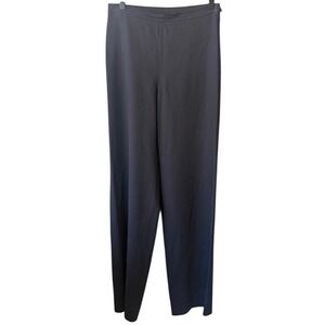 Vintage Max Mara Virgin Wool Trousers Size 6 Made in Italy High Rise Black